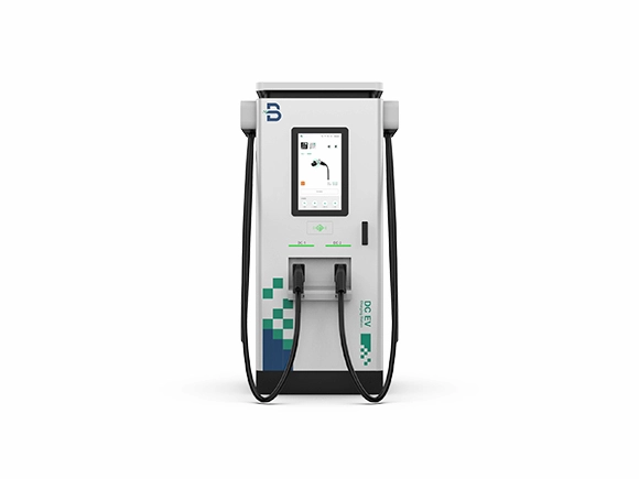 EVB 2 guns dc ev charger with liquid cooling a smart choice for commercial ev charging solutions 21INCH SCREEN