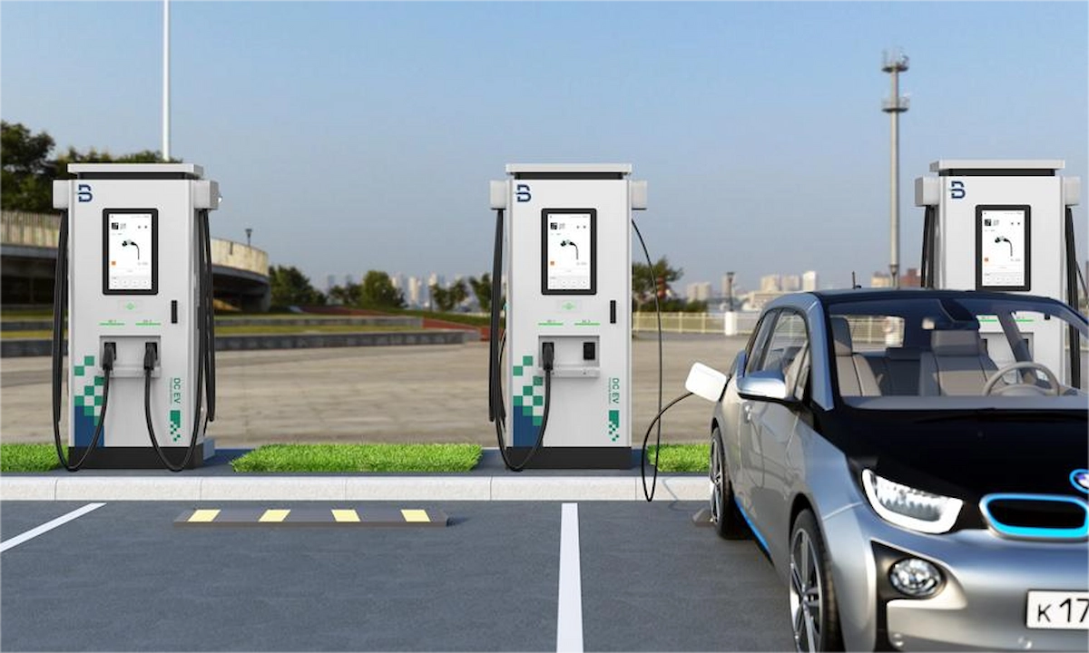 evb 2 guns dc liquid cooling ev charger