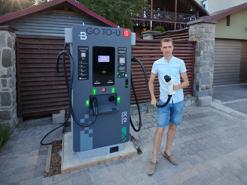 EVB Dual-Gun DC EV Charger Ukraine