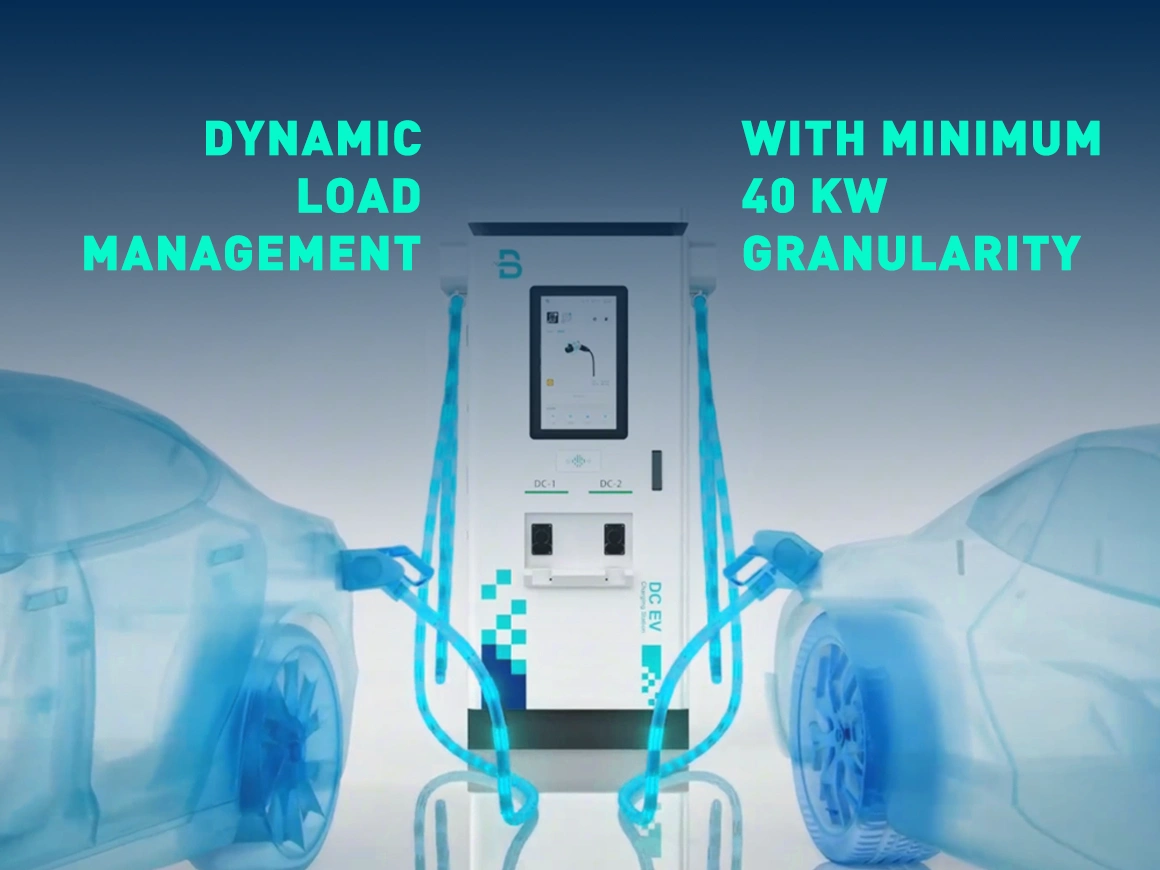 EVB Dynamic power sharing function of dc ev charger