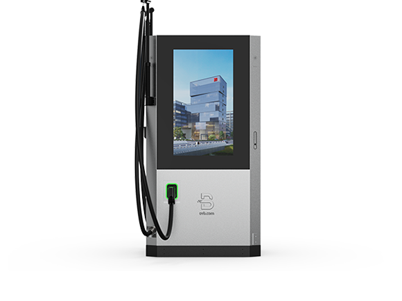 EVB Dual Advertising Screen DC EV Charger Station