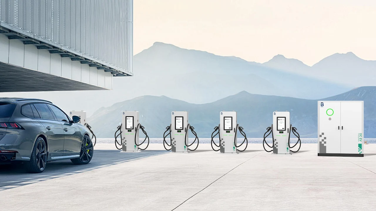 caricabatterie EV split DC 720kW