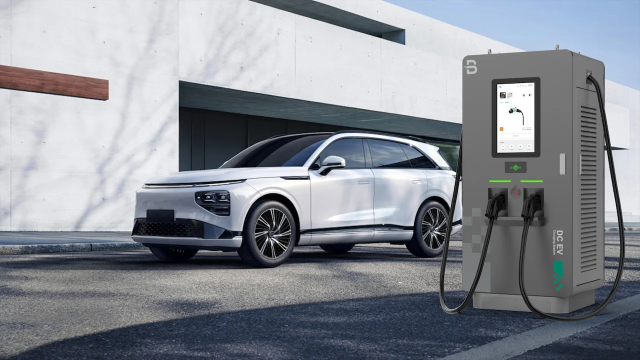 Φορτιστής EVB 2 όπλων DC για ηλεκτρικό όχημα