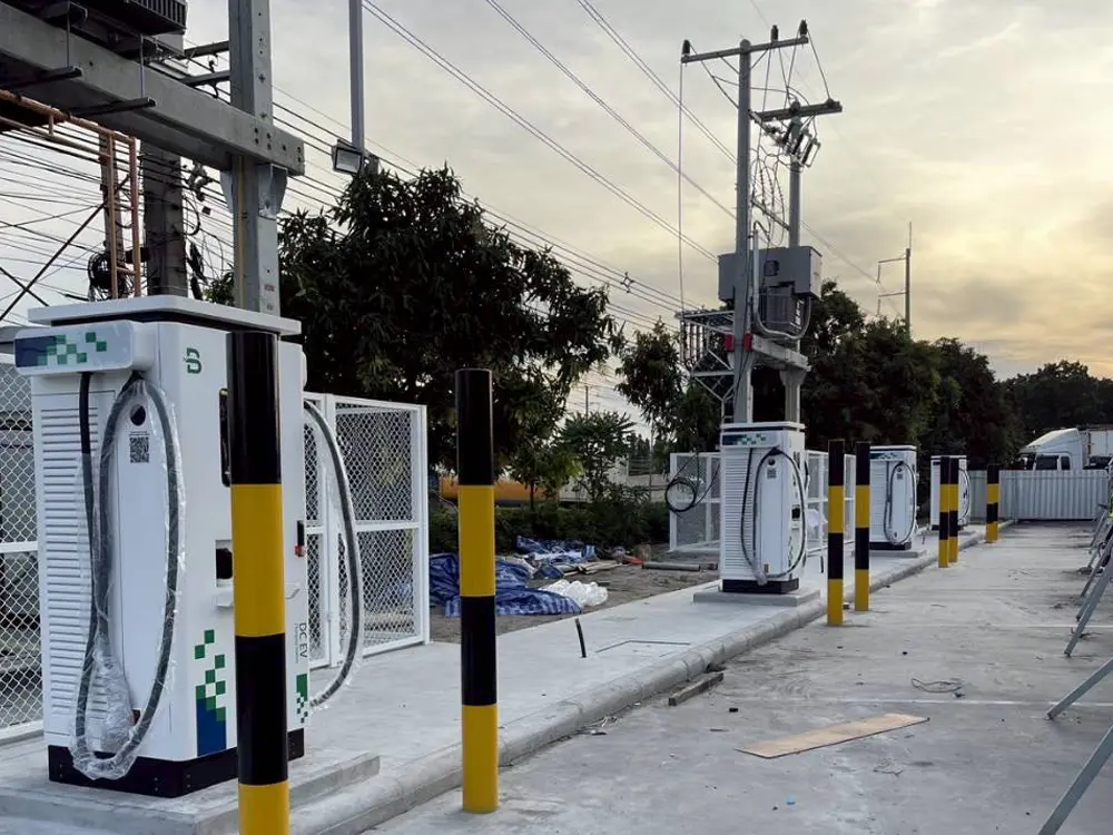 EVB High-Performance EV Charging Station Deployed Near Laem Chabang Port, Thailand