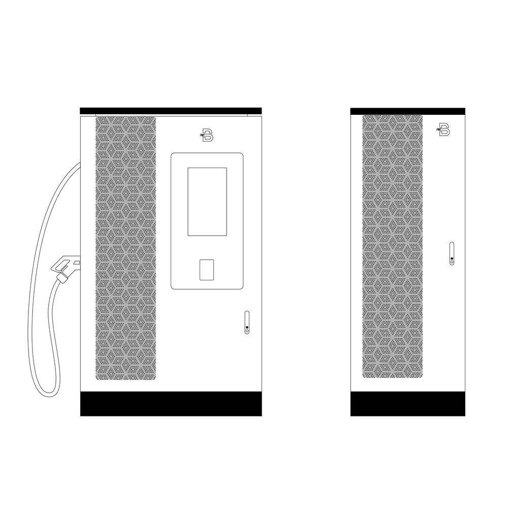 EVB 500kW to 2MW Split DC Electric Vehicle Charging Station
