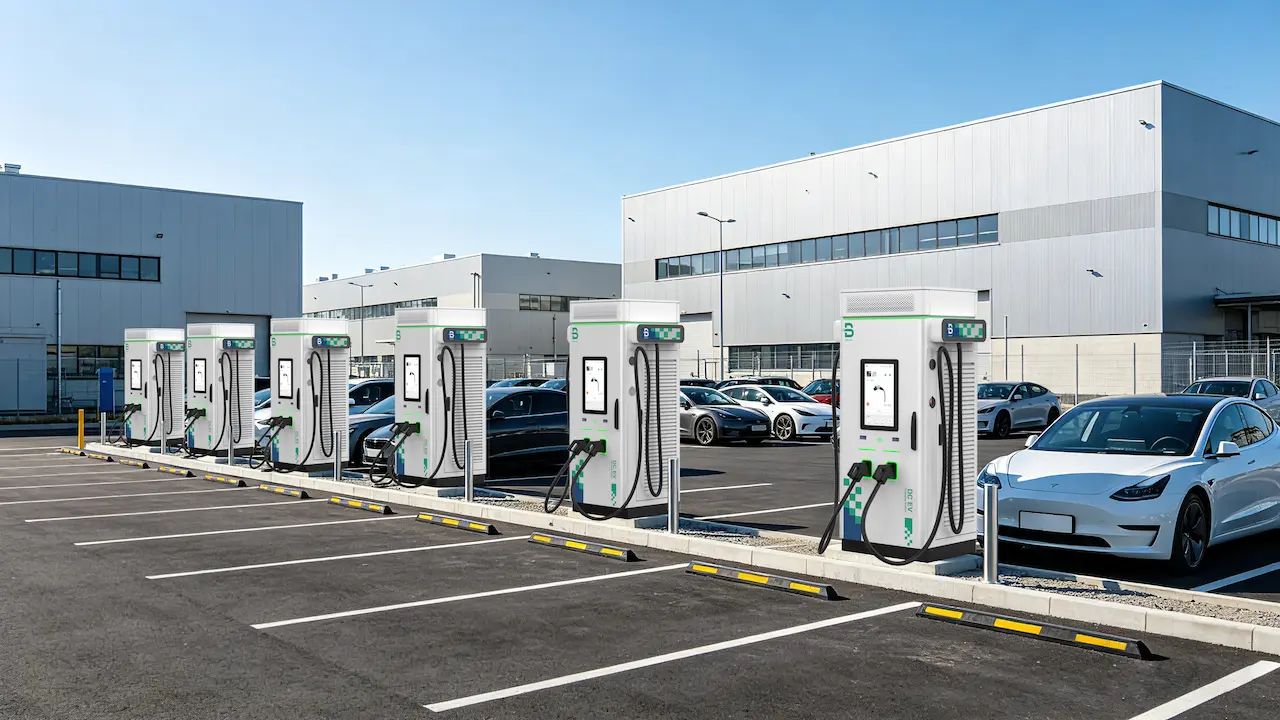 EVB DC EV Charging solution for Factories and Manufacturing Sites