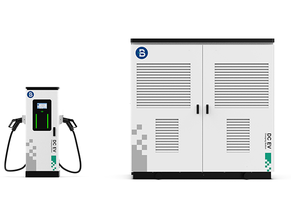 EVB Justified Megawatt Split DC EV Charger