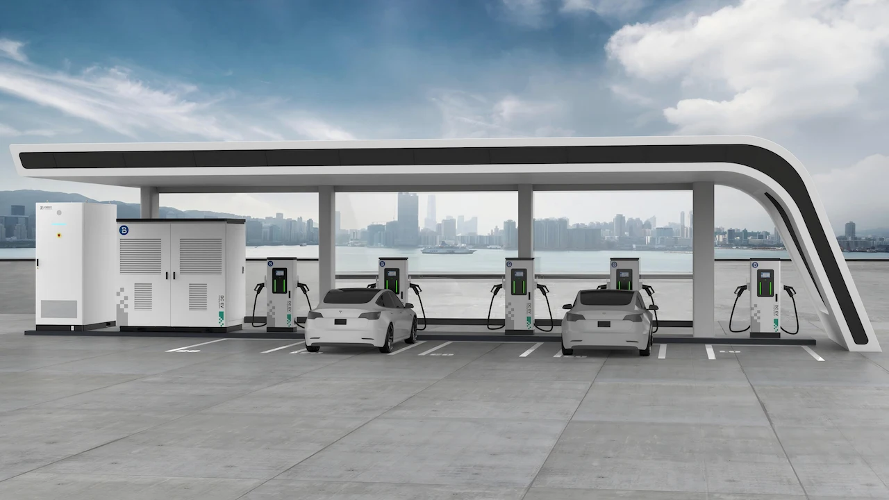 EVB Split DC EV Charger 1080kw to 1440kw with ESS