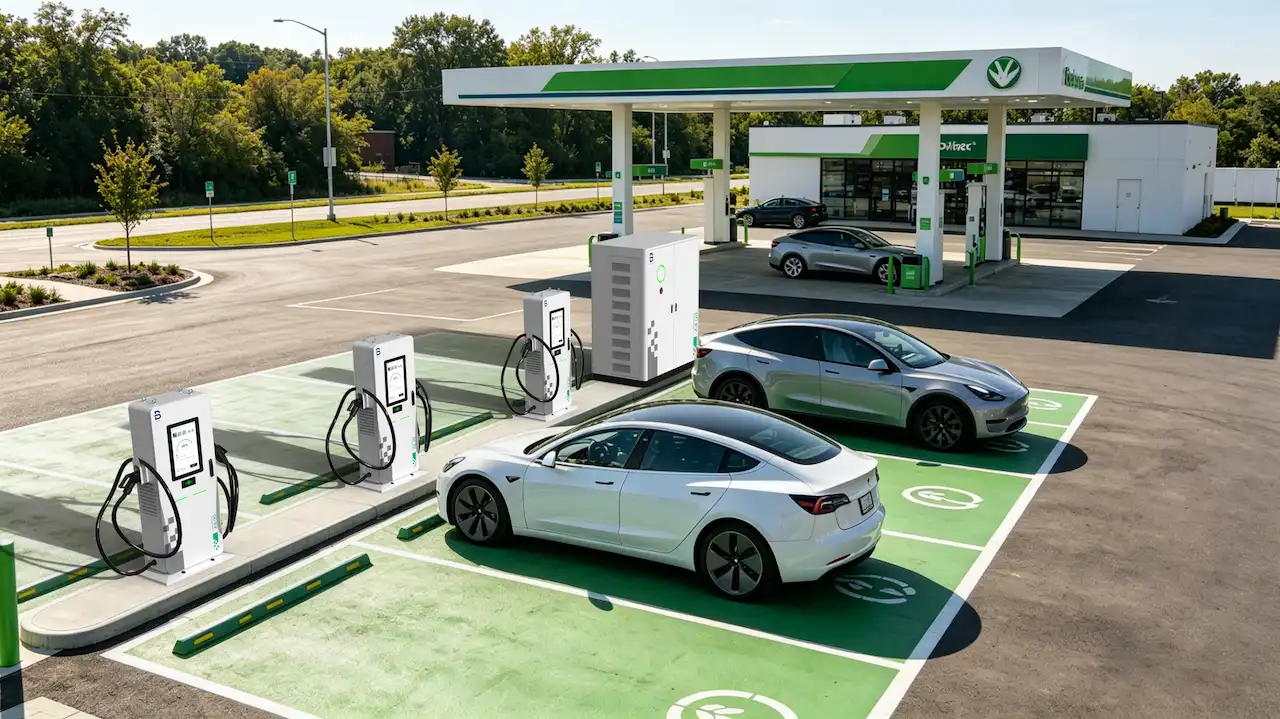 Ricarica ad alta potenza in corrente continua e per più armi