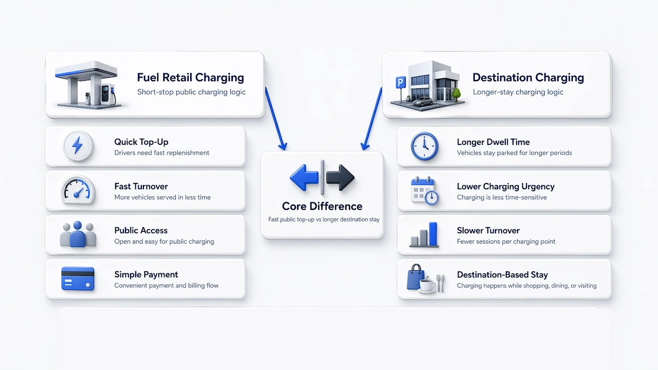 Perché i punti vendita di carburante hanno bisogno di una ricarica rapida