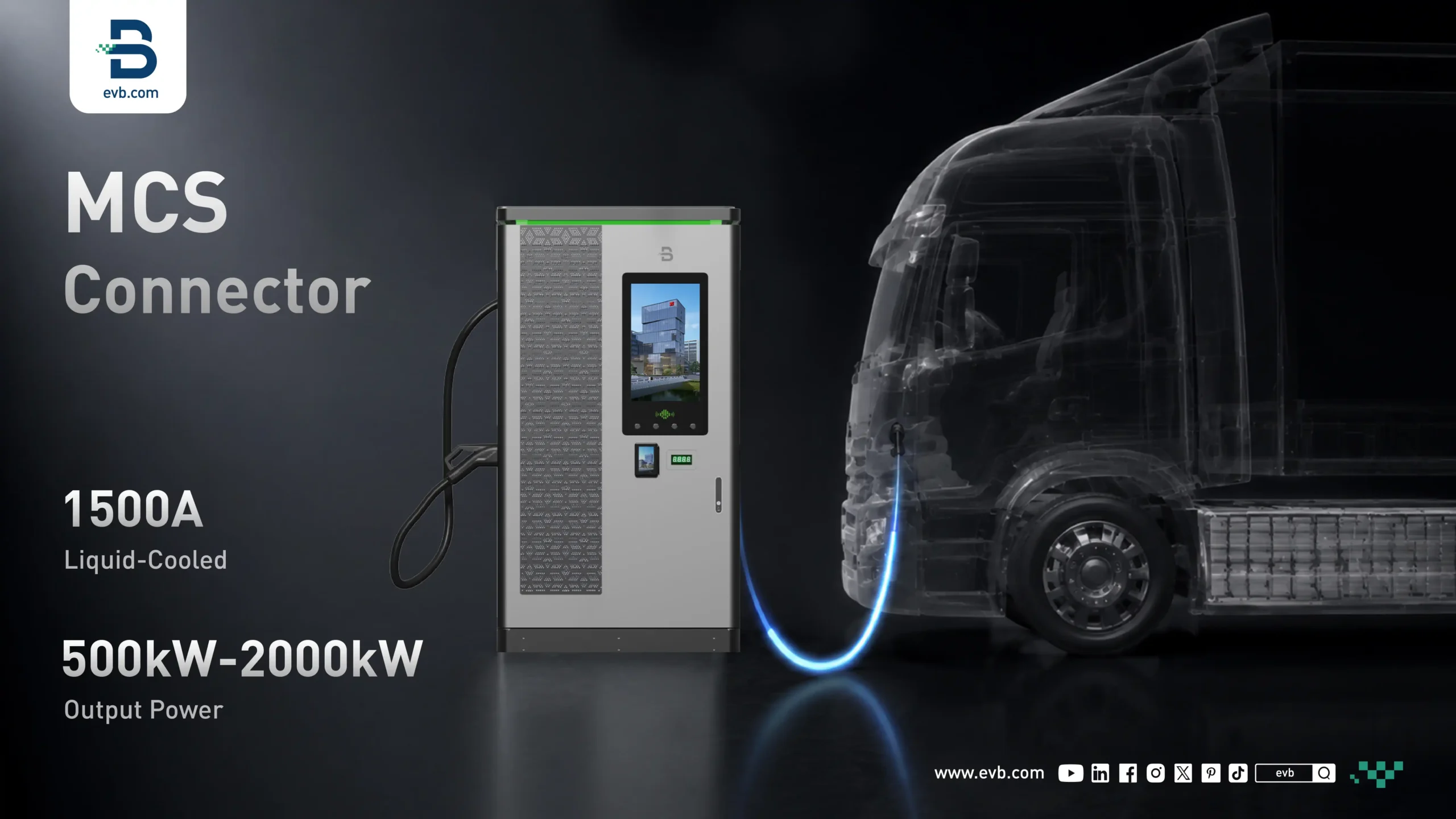 BDCS Split Megawatt Power DC EV-ladestation