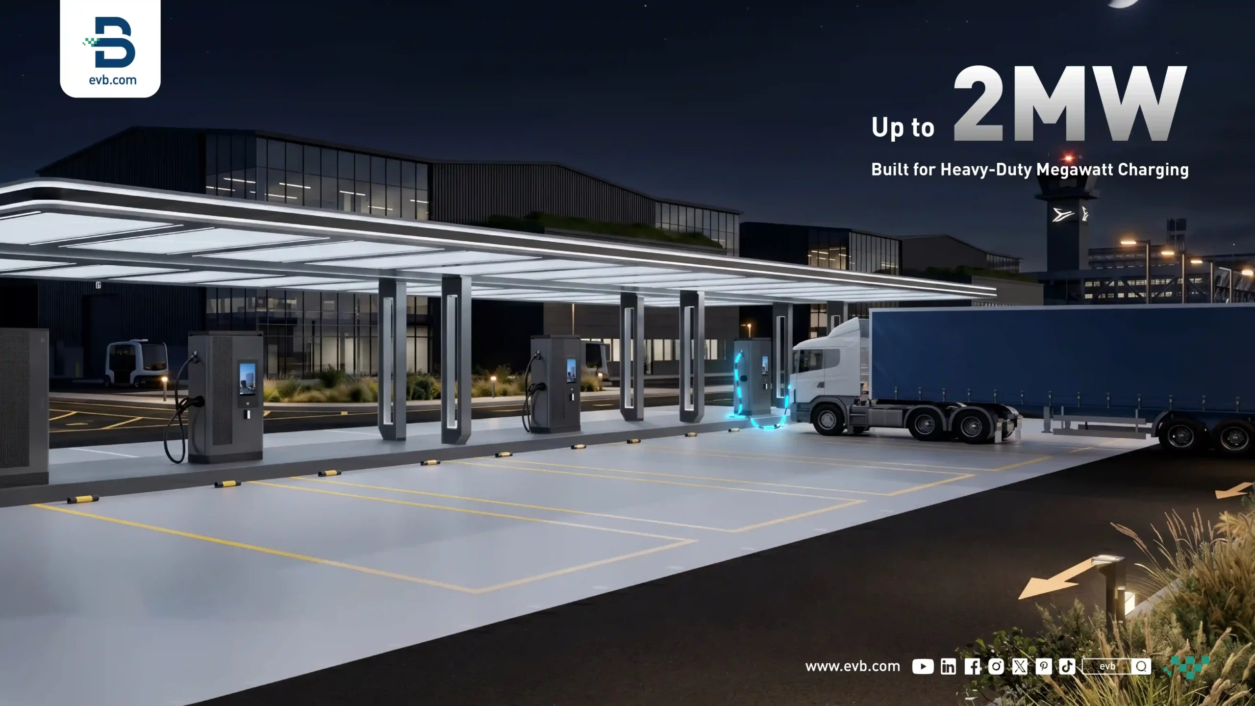 BDCS Split Megawatt Power DC EV-ladestation