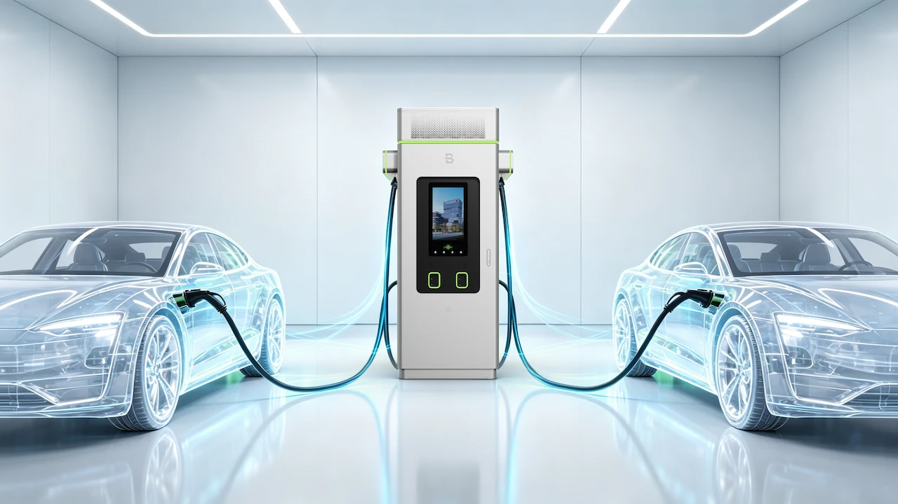 EVB 160kw Battery integrated dc ev car charging station