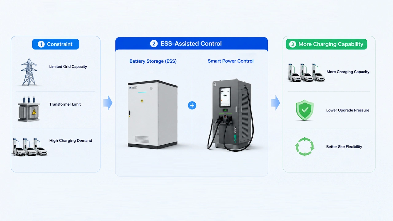 Support EV Charging at Grid Constrained Sites