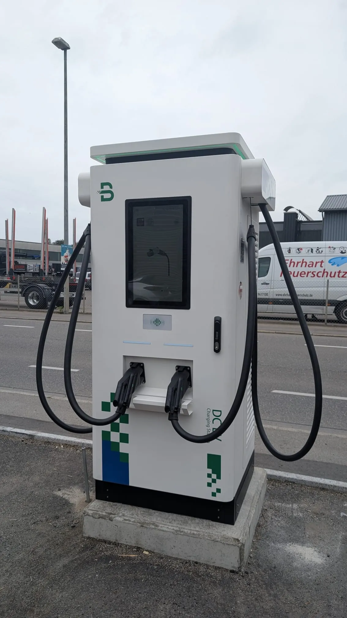 evb 360kw dual connector dc charger