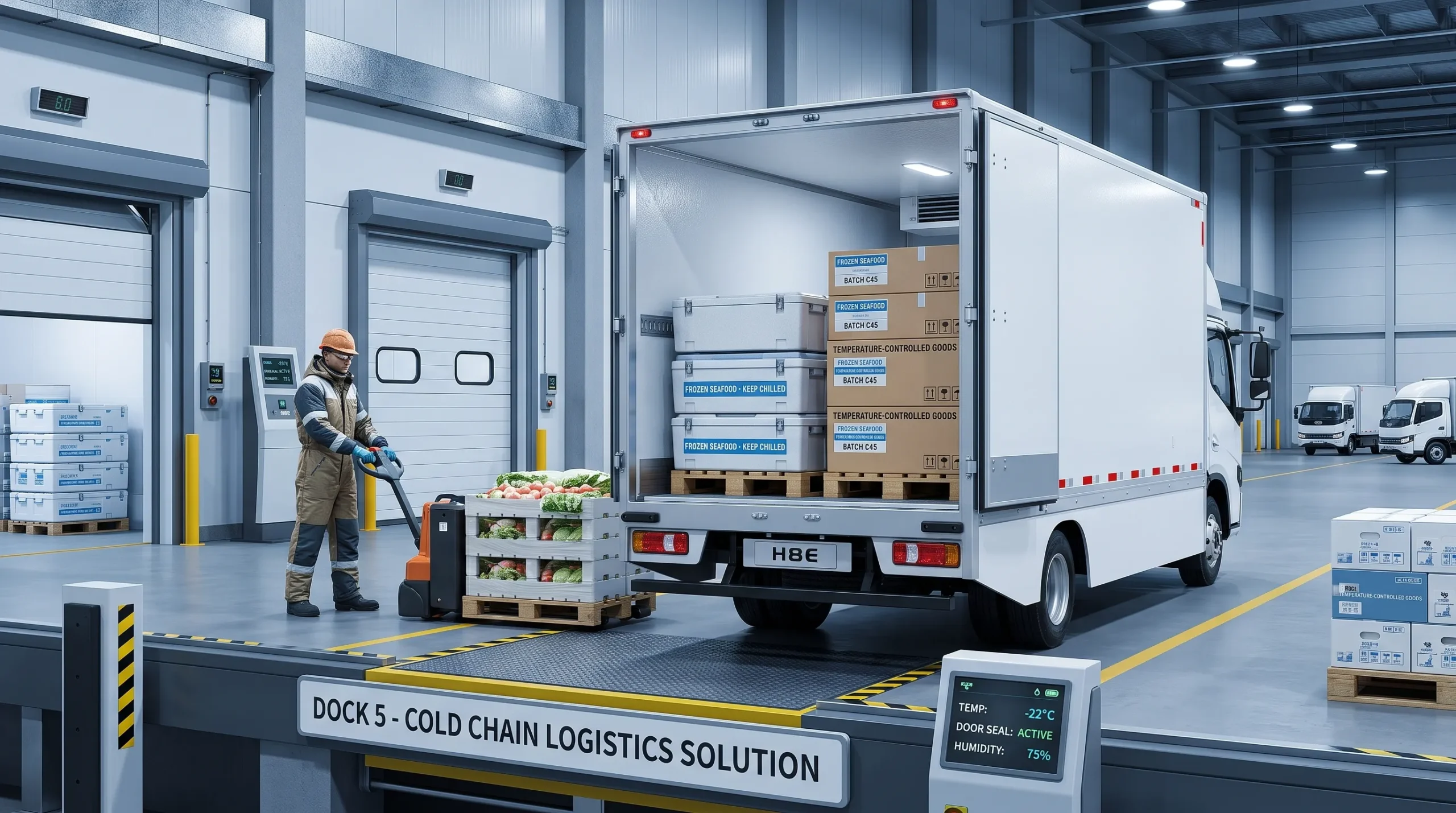 Application pour véhicules utilitaires électriques EVB - Logistique de la chaîne du froid