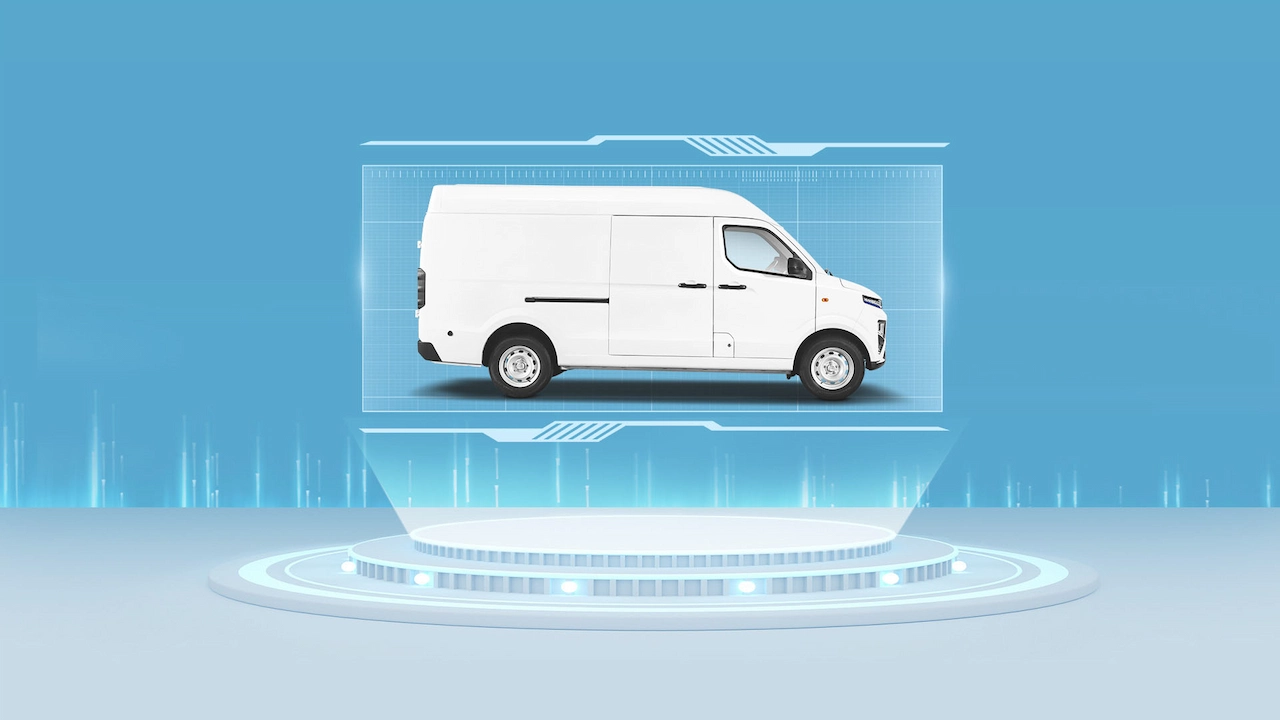 Fourgonnette électrique EVB B6E V : Structure plus légère. Charge utile supérieure.