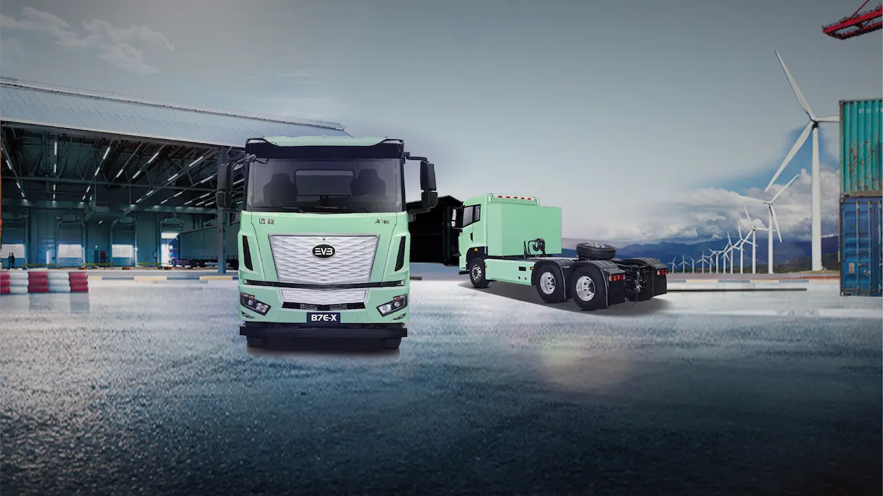 Camion électrique EVB poids lourd b7e x Performances puissantes