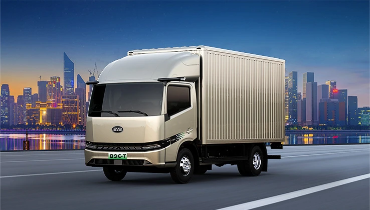 Caminhão elétrico leve EVB b9e t