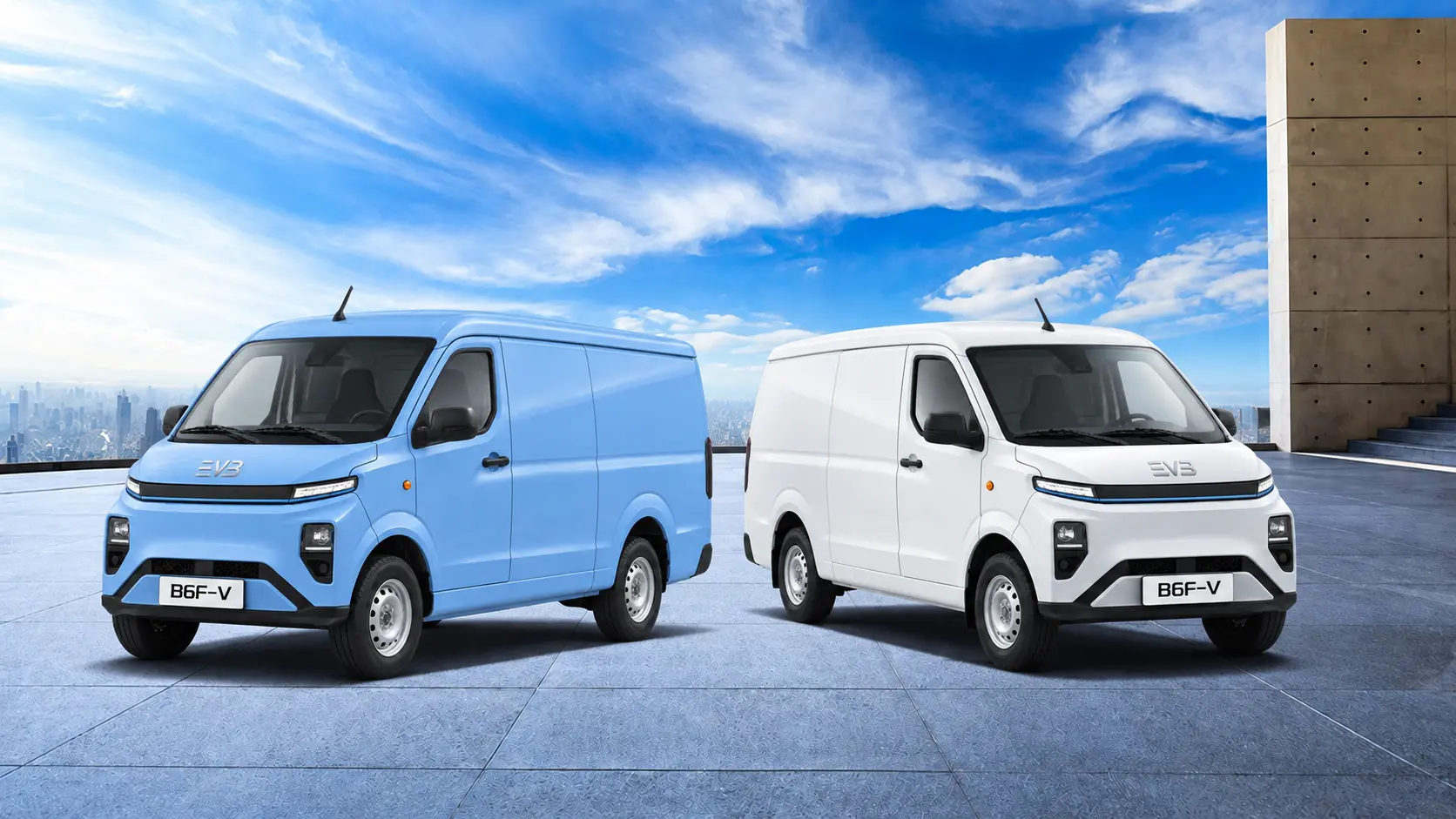 Présentation du véhicule électrique EVB B6F V 3