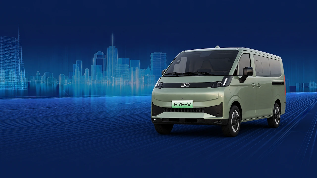 Elektryczny van EVB B7E V Większy ładowność, większa moc