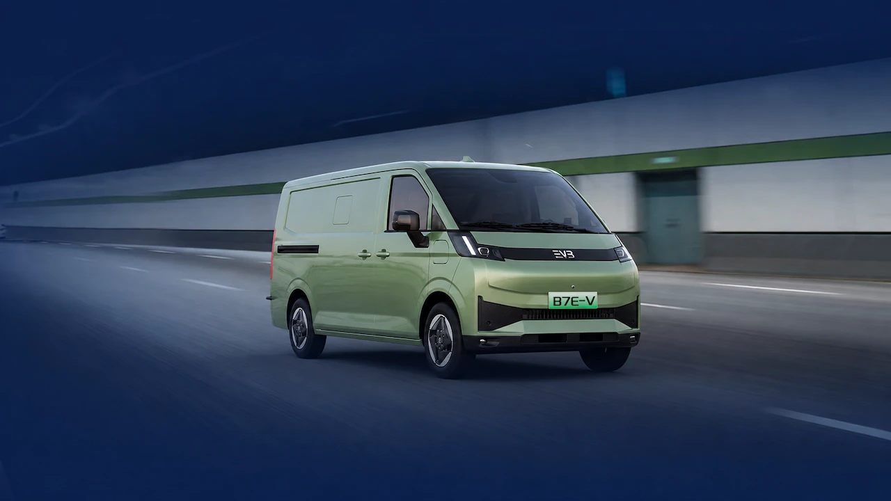 Elektryczny van EVB B7E V. Inteligentna moc, zwiększony zasięg