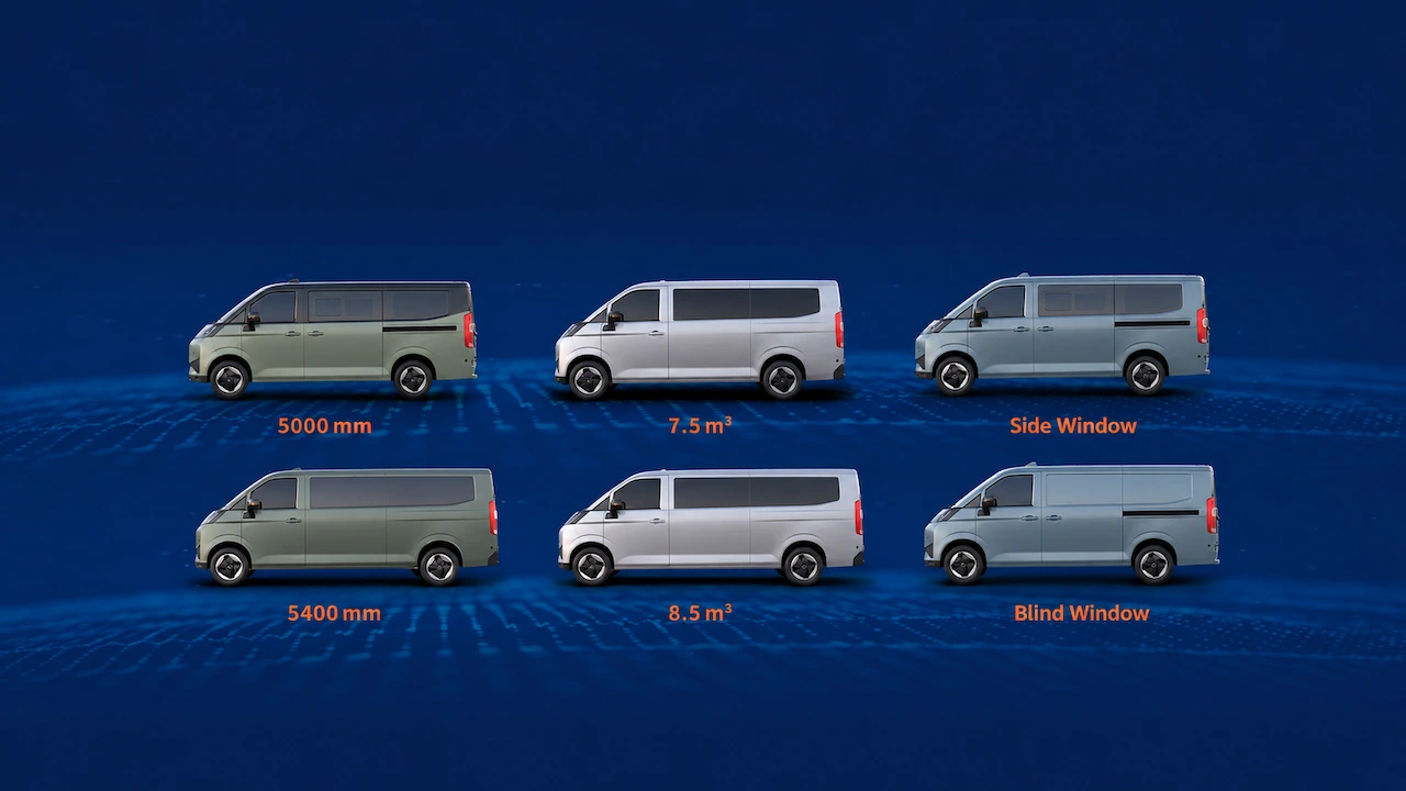 Samochody dostawcze elektryczne EVB B7E V