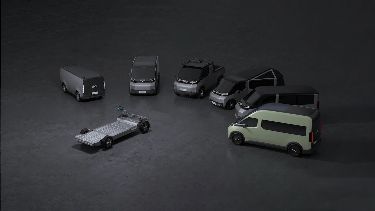 fourgonnette électrique super evb2