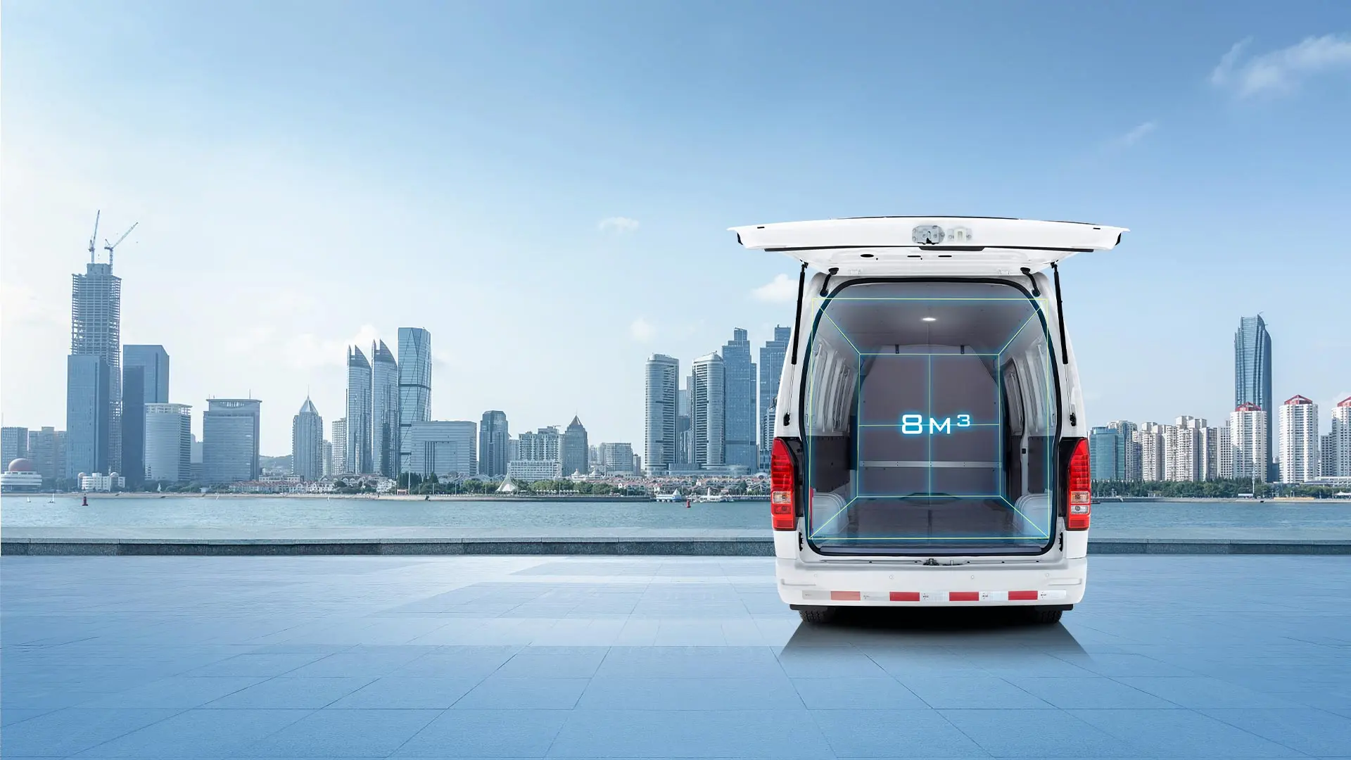 Fourgonnette électrique EVB B6E. Plus de chargement. Plus de livraisons. Plus de valeur.