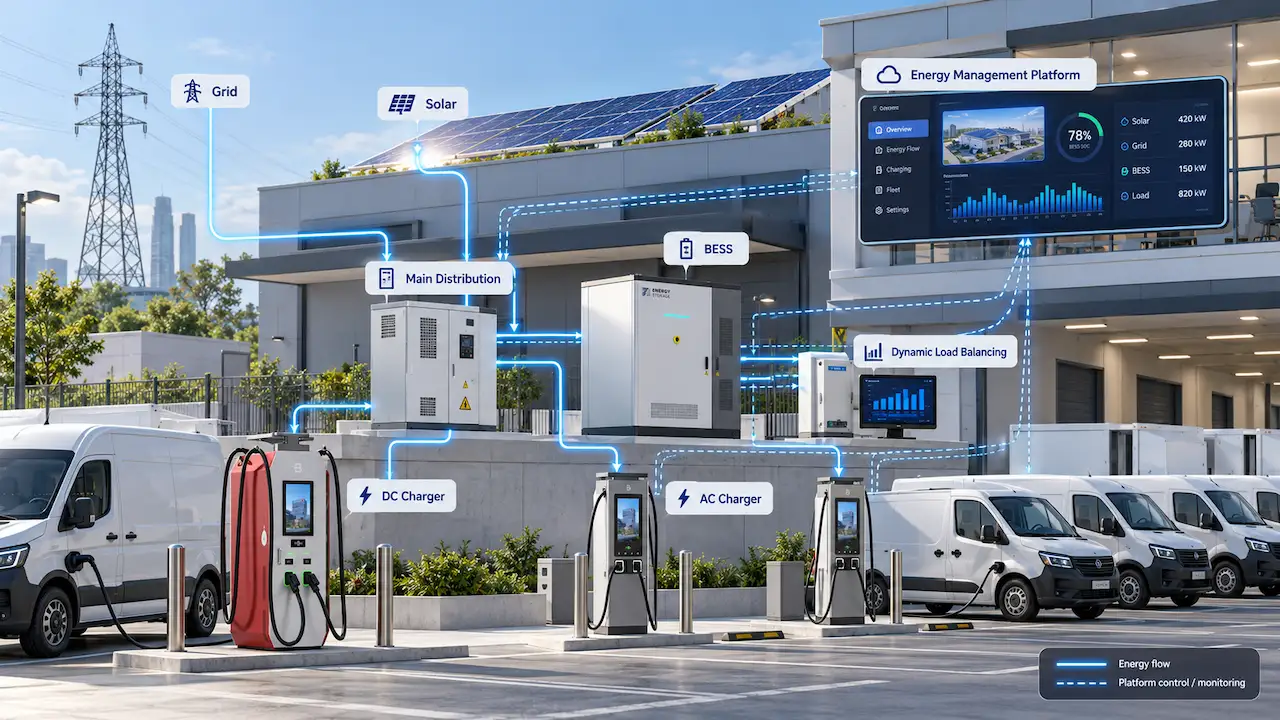 Un'architettura di ricarica più intelligente per i depositi