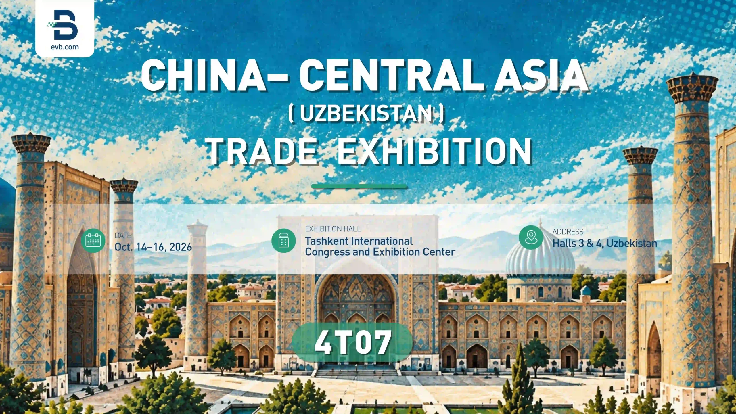 Veletrh EVB China Central Asia Uzbekistán 2026